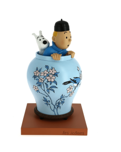 Tintin Icons 46401 Blue Lotus vase