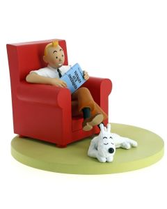 Tintin Icons 46404 Tintin at home red armchair