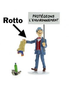 Tintin Figurines en Alliage Carte de Vœux 1972 46512 Seraphin Lampion BROKEN