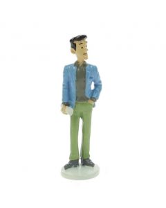 Tintin Figurines en Alliage Carte de Vœux 1972 46515 Journaliste J-L De La Batellerie