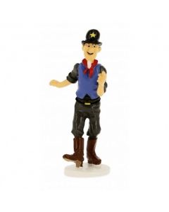 Tintin Figurines en Alliage Carte de Vœux 1972 46519 Sheriff