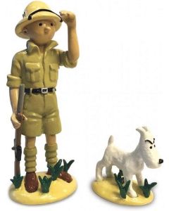 Tintin Figurines en Alliage 46523 Tintin & Milou au Congo Collection VO