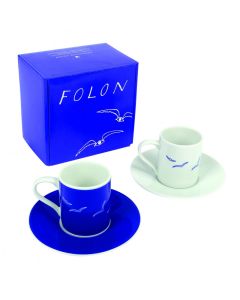 Mouinsart Folon 82001 Set Espresso Oiseaux