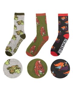 MOTU Masters Of The Universe Cinereplicas Socks Chaussettes 3 Pairs Orco ecc