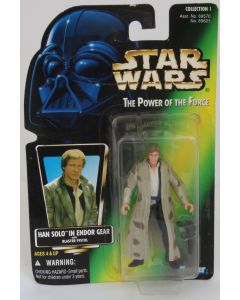 Hasbro Star Wars The Power of the Force Han Solo in Endor Gear