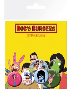 GB Eye Mix Pins Spille Button Badges Bob's Burgers