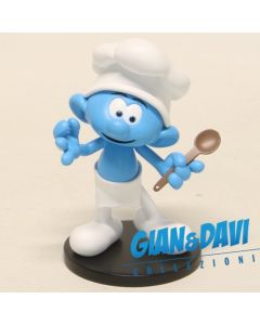 The Smurfs Blue Resin Puppy - 700119 Chef Smurf