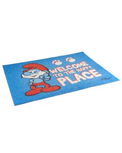 The Smurfs DUVO 13599 Papa Smurf floor mat 60x40x0,6cm