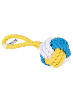 The Smurfs DUVO 13608 Smurfette rope ball with loop 28cm