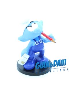 The Smurfs Blue Resin Puppy - 700110 Handy Smurf