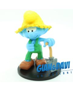 The Smurfs Blue Resin Puppy - 700111 Farmer Smurf