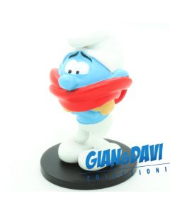The Smurfs Blue Resin Puppy - 700113 Chilly Smurf