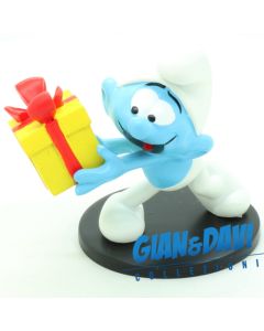 The Smurfs Blue Resin Puppy - 700114 Jokey Smurf