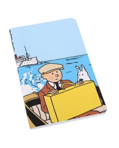 Tintin Cartoleria 54375 Carnet de Note - Tintin & Milou Bateau 12,5x20cm