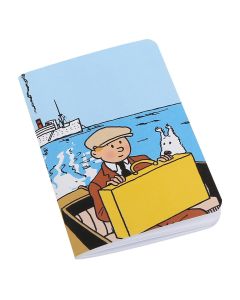 Tintin Cartoleria 54376 Carnet de Note - Tintin & Milou Bateau 8,5x12,5cm
