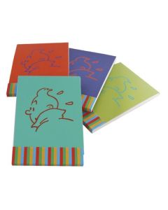 Tintin cartoleria 54762 Memo Book Oscar Colours (4 Different)