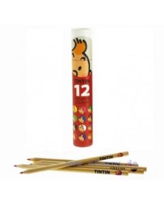 Tintin Cartoleria 54781  Tintin colouring pencils Red box
