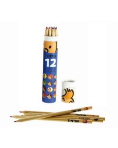 Tintin Cartoleria 54782  Tintin colouring pencils Blue box