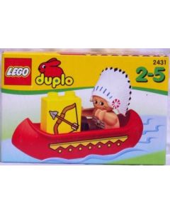 Lego Duplo 2431 Indiano su Canoa A1998