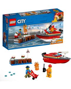Lego City 60213 Incendio al porto A2019