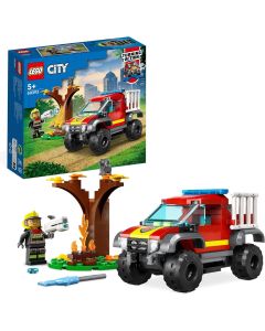 Lego City 60393 Soccorso sul Fuoristrada dei Pompieri A2023