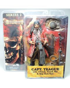 Action Figure Neca Disney Pirates of the Caribbean S2 Capt. Teague