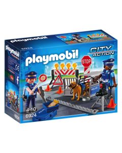 Playmobil 6924 Posto di blocco della polizia