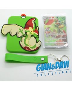 Pokemon Chinese Promo + Holder Sleeve csGc 001/008  Flapple