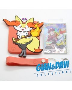 Pokemon Chinese Promo + Holder Sleeve csUC 013/012 Braixen