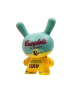Kidrobot Vinyl Mini Figure - Dunny Andy Warhol 2 - Campbell's Soup Can 3/24