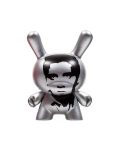 Kidrobot Vinyl Mini Figure - Dunny Andy Warhol 2 - Silver Elvis 1/24