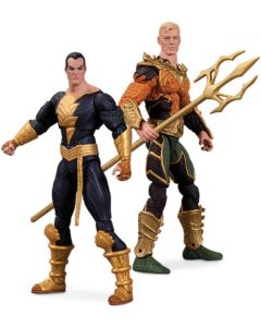 Diamond Comic Distribution DC Comics Injustice Aquaman Vs Black Adam 2 Pack