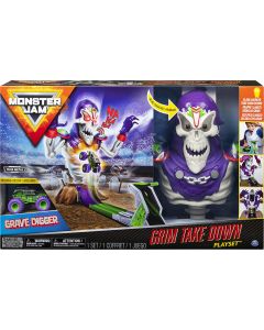 Spin Master Monster Jam Grave Digger Grim Take Down