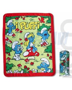 Coperta di Pile con Puffetta al centro