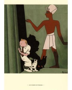 Tintin Moulinsart Museum Postcard 17,5x12,5cm - 80612 CP Illustration Cigars Cover