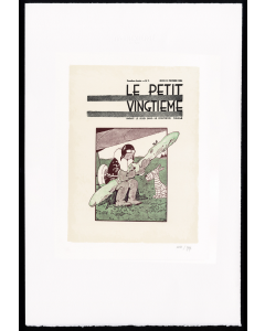Tintin Estampe Lithographiques Petit Vingtieme 80641 Soviet 40x60cm