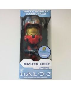 Funko Wacky Wobbler Bobble-Heads Halo 3 Master Chief Spartan 8422 SDCC2008