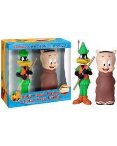 Funko Wacky Wobbler Bobble-Heads Looney Tunes Robin Hood Daffy & Friar Tuck Porky
