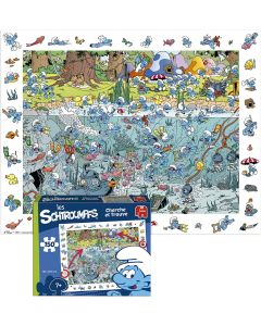 Jumbodiset Puffi Puzzle 150pcs Cherche et Trouve 50x39,5cm