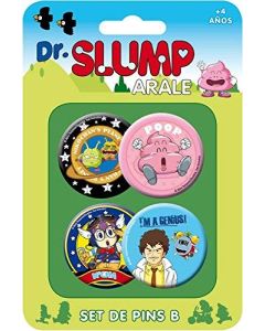 Sd Toys Merchandising Pins Dr. Slump Arale Set B