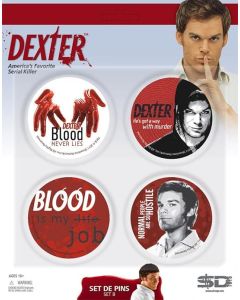 Sd Toys Merchandising Pins Dexter Set B