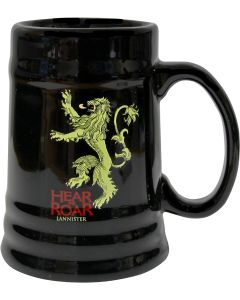 Sd Toys Merchandising Stein Boccale GOT Game of Thrones Hear me Roar Lannister Black
