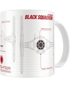 Sd Toys Merchandising Mug Tazza Disney Star Wars Black Squadron