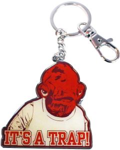 Sd Toys Merchandising Key Rings Portachiavi Metallo Star Wars Ackbar Snap