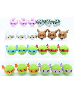 Funko Mymoji Teenage Mutant Ninja Turtles - 24 Pieces Complete Sat
