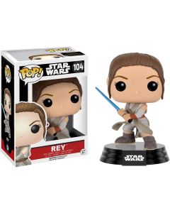 Funko Pop Star Wars 104 SW 9618 Rey SCATOLA NON PERFETTA