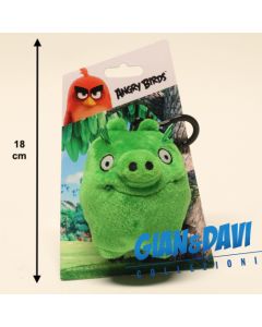 Rovio - Plush Angry Birds 2016 - Backpack Clip Pig Maiale Verde