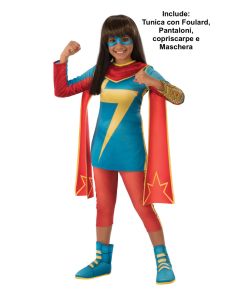Costume Carnevale Rubies - Marvel Rising Ms. Marvel Children M 5-7 Anos