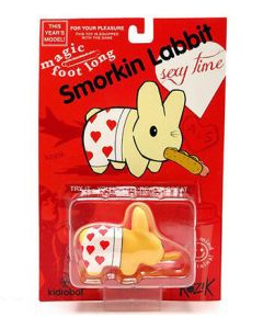 Kidrobot Vinyl - Smorking Labbit Sexy Time Magic Foot Long 2,5"