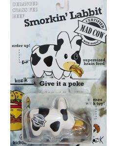 Kidrobot Vinyl - Smorking Labbit Mad Cow Supersized Brain Food 2,5"